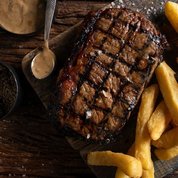 Steak at Hunter & Barrel